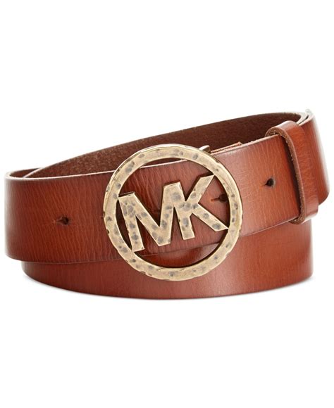 mens brown michael kors belt|Michael Kors belt price.